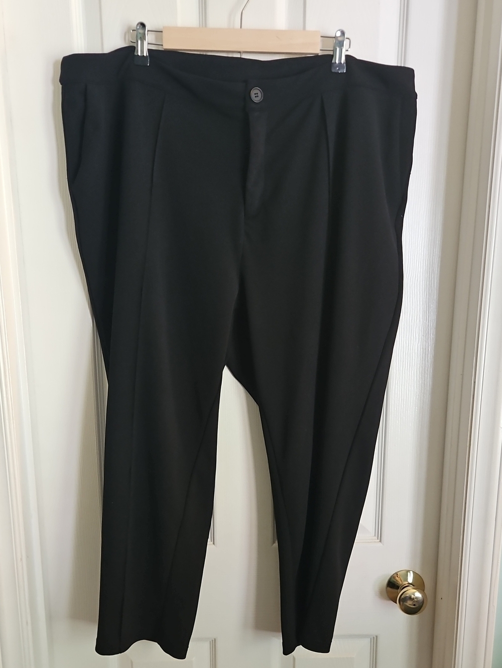 BloomChic Black Pleated Women's Dress Trousers 22-24